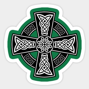 Celtic High Cross Decorative Knotwork 1 Sticker